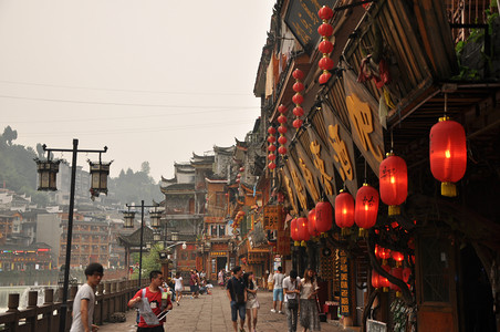 凤凰古城背景图片