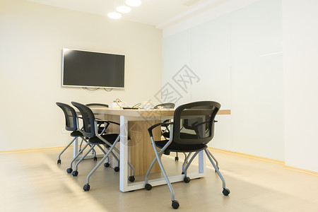 简洁会议室互联网创新会议室场景背景