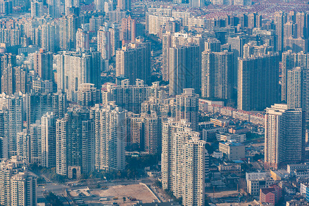 上海城市夜景俯拍图片