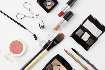 化妆宣传化妆品背景