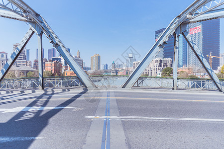 上海黄浦区外白渡桥背景图片