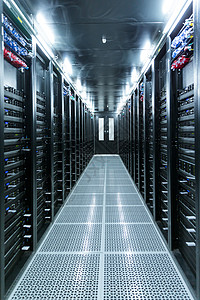 空间数据网络科技服务器通信机房背景