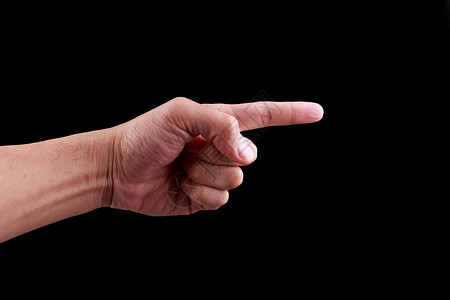 手势指方向指路的手高清图片