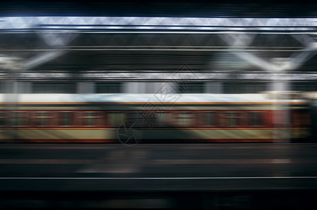 PPT照片运动的火车 速度 运输背景