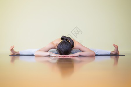 瑜伽运动动作摄影高清图片
