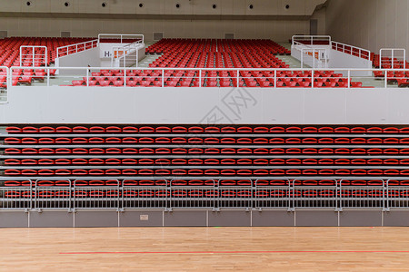 位置分布羽毛球馆看台收缩座位背景