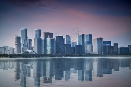 大气科技感背景城市建筑 繁华高楼 商业中心 cbd背景