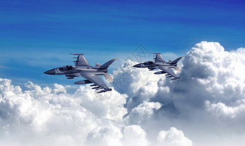 团队飞机在空中演习表演云端飞机设计图片