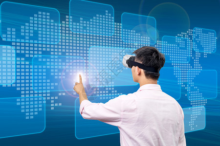 科技感VR虚拟现实图片