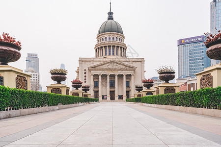 城市的时间天津音乐厅拍摄背景