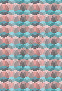 低绿松石三角几何体抽象背景设计图片