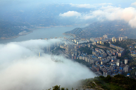 小城故事早晨背景