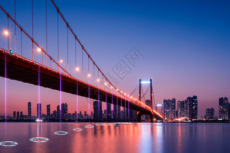 金门大桥夜景商业联系与建筑设计图片