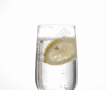 柠檬汽水玻璃杯棚拍高清图片