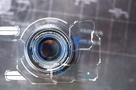 相机元素数码信息科技设计图片