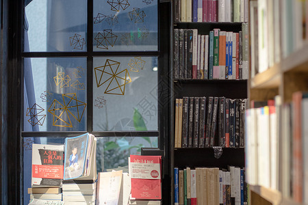 安静的书店环境背景图片