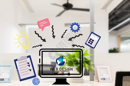 商务图标设计网页设计概念与图纸设计图片