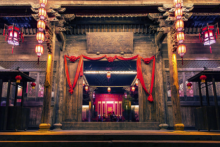 中式婚礼圣礼拜堂高清图片