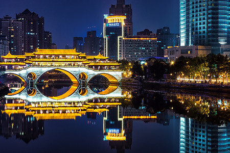 九眼桥夜景成都九眼桥背景