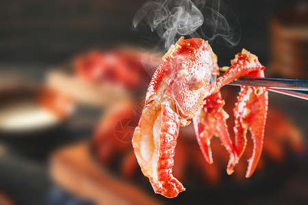 小龙虾蒸汽海鲜素材高清图片