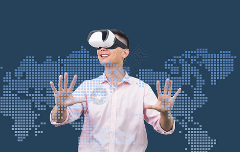 虚拟现实科技背景图片