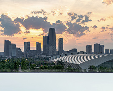 城镇鸟瞰城市停车场设计图片