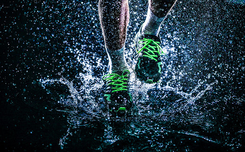 健身水上运动高清图片