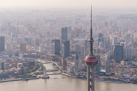 俯视城市风景图片