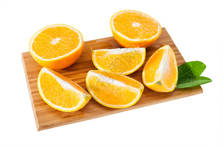 青橙子色彩斑斓的水果背景