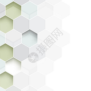 蜂巢排版抽象的几何图形设计图片