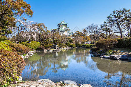 日本公园一角高清图片