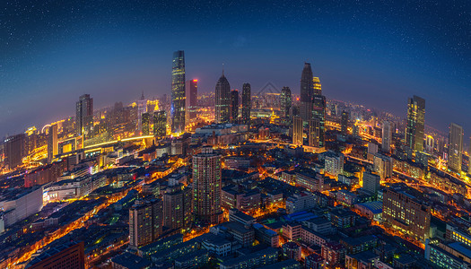 中国各大城市地标建筑夜景设计图片