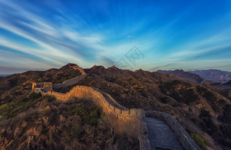 万里长城图风云金山岭万里长城风光摄影背景