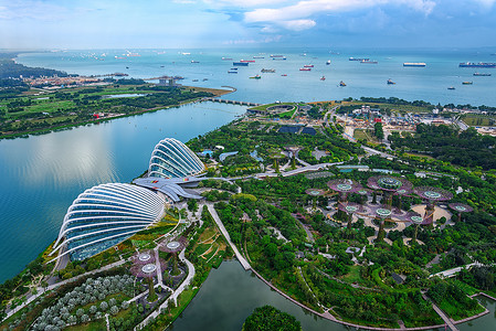 绿化建设新加坡风光背景