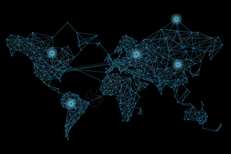 地图线地球商务链接线背景设计图片