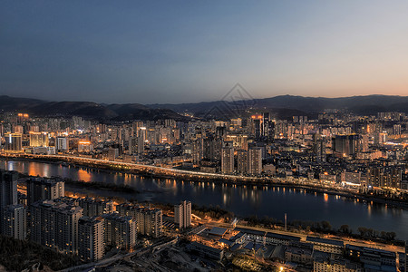 影楼后期城市夜景背景