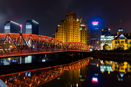 智能城市设计城市夜景背景