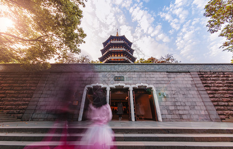 梦回雷峰塔背景图片