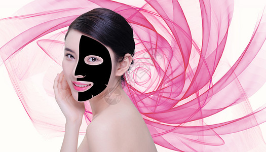 面膜spa美容吸黑科技设计图片