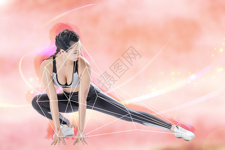 女性体操科学运动设计图片