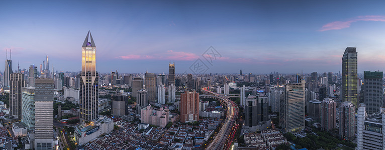 上海车上海城市风光全景图背景