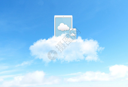安全可视化手机数据云设计图片