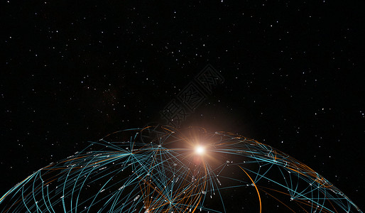 夜室内炫酷科技星球4.25设计图片