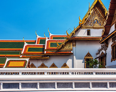 苏泰寺泰国清迈的寺庙背景