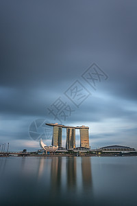 新加坡艺术金沙酒店背景