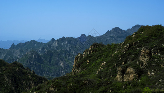 神仙山 出山路背景图片