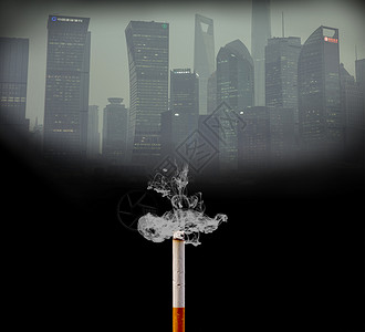 雾霾防护素材吸烟有害设计图片