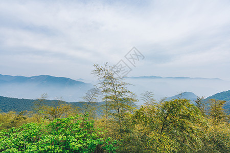 莫干山顶峰拍摄图片