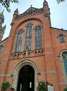 天主教堂背景