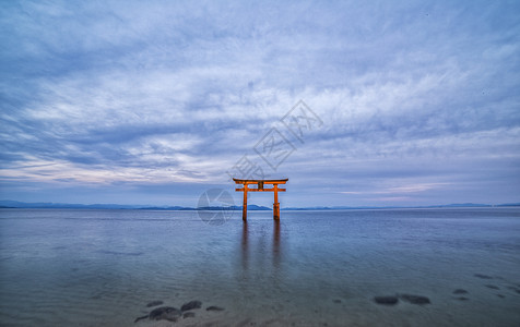 日本大海鸟居背景